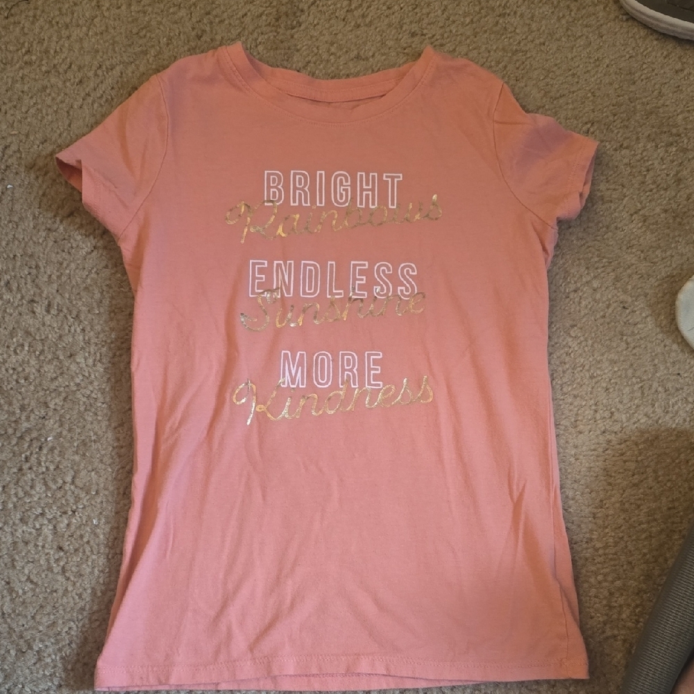 Cat & Jack Pink Short Sleeve Tee